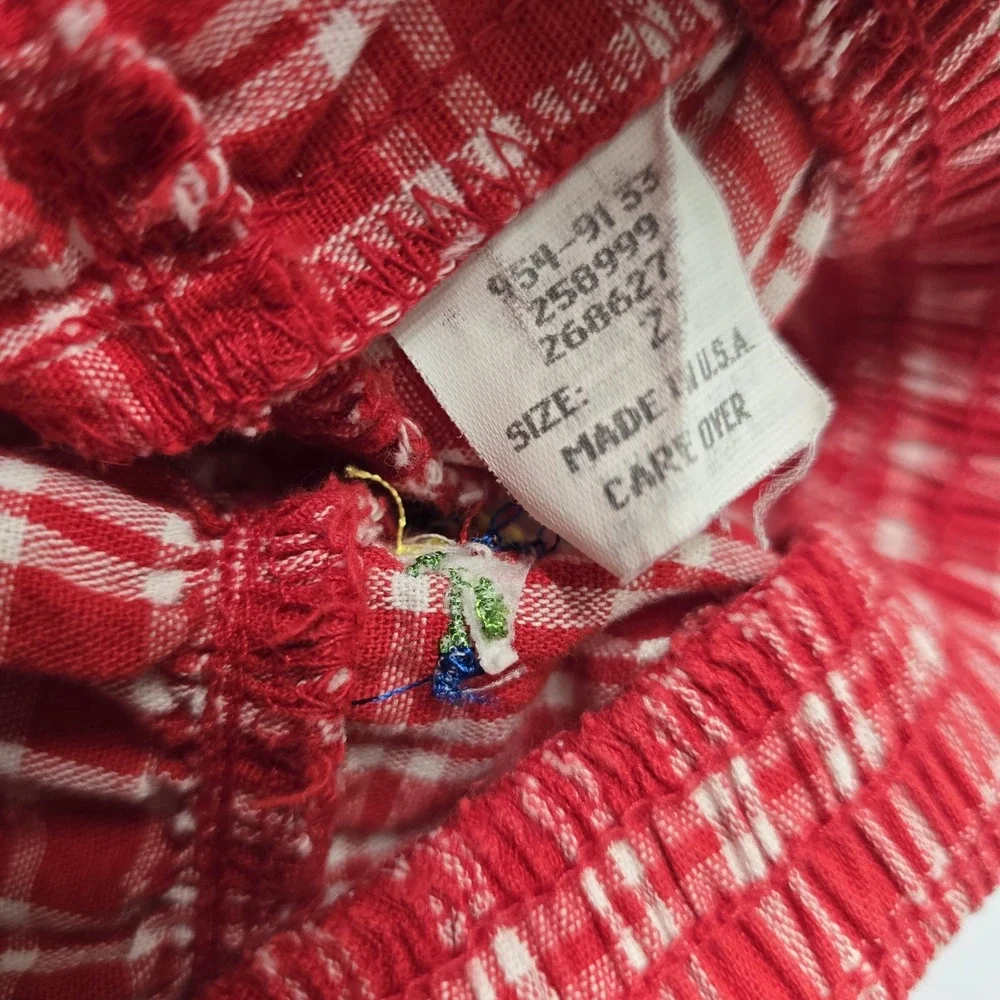 Vintage Osh Kosh B'Gosh Shorts Plaid Girl 2T‎ USA